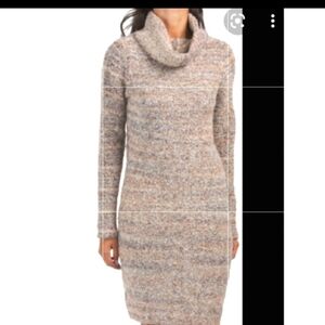 𝅺Rachel Zoe Knit Sweater Dress Size Large Soft Comfort Career